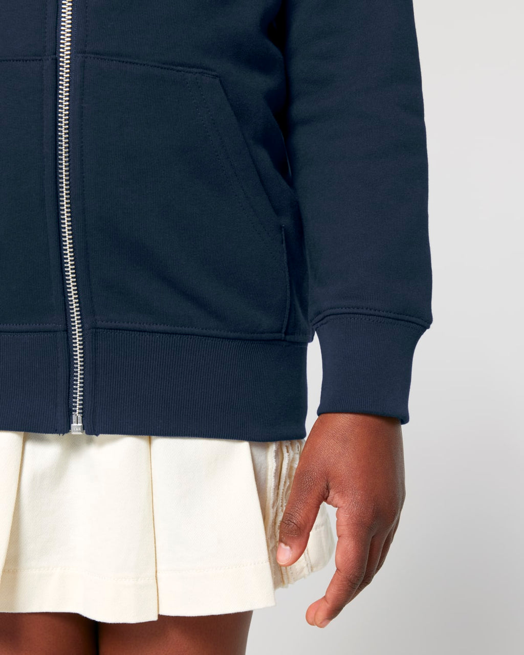 Kinder Zip Hoodie Unisex - Navy