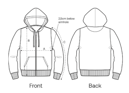 Unisex Zipper Hoodie | Theodor-Storm-Schule