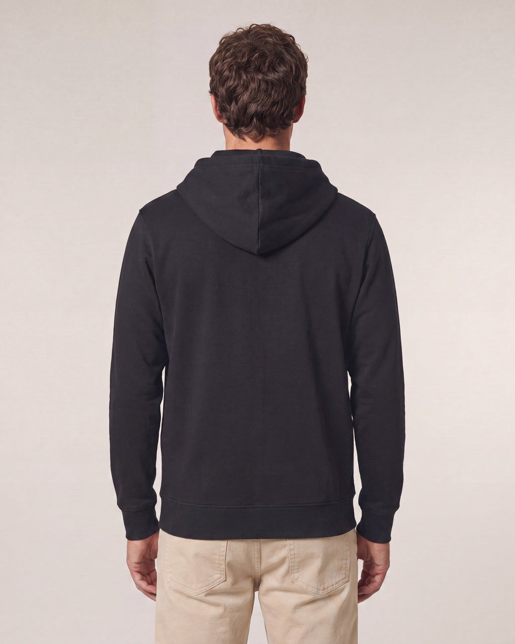 Mid-Light Zip Hoodie Unisex - Schwarz