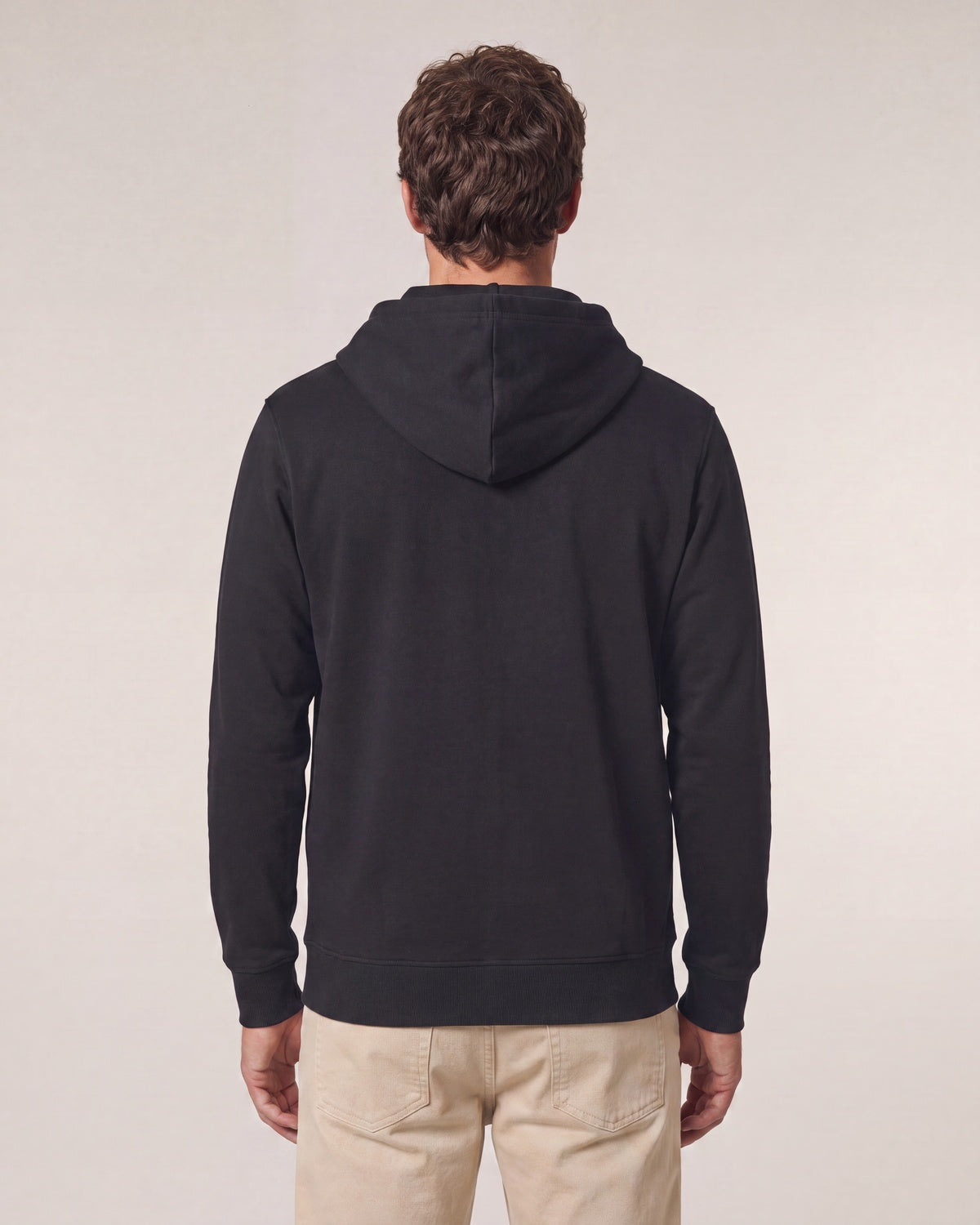 Mid-Light Zip Hoodie Unisex - Schwarz