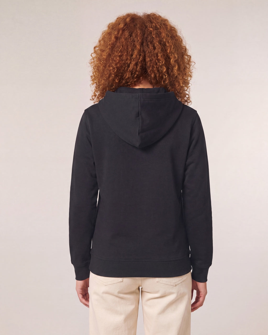 Mid-Light Zip Hoodie Unisex - Schwarz
