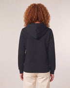 Mid-Light Zip Hoodie Unisex - Schwarz