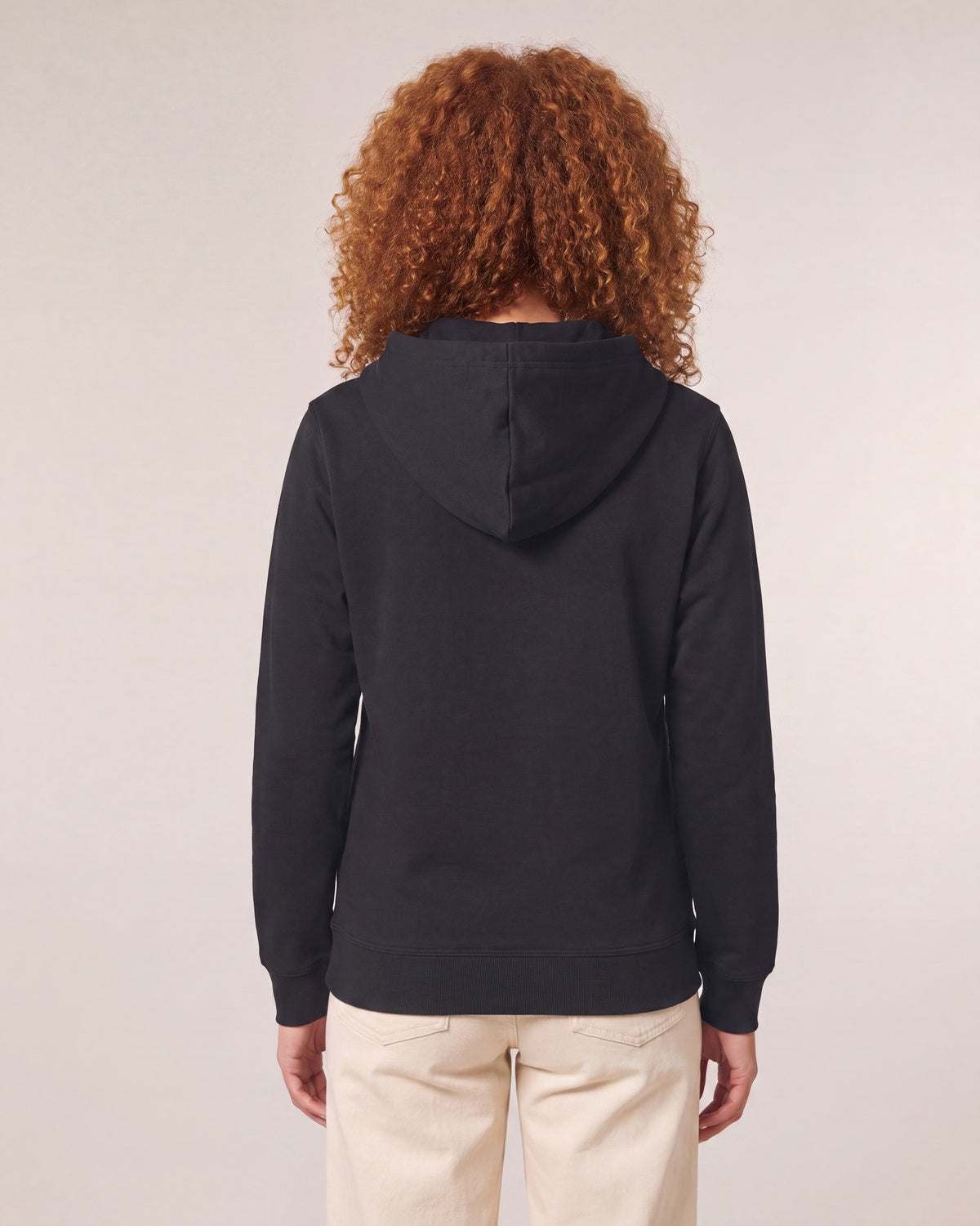 Mid-Light Zip Hoodie Unisex - Schwarz