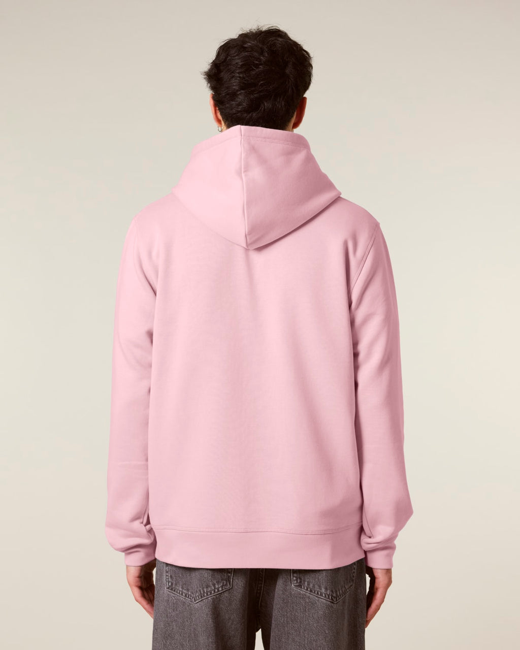 Mid-Light Zip Hoodie Test-Grundschule XY - Cotton Pink