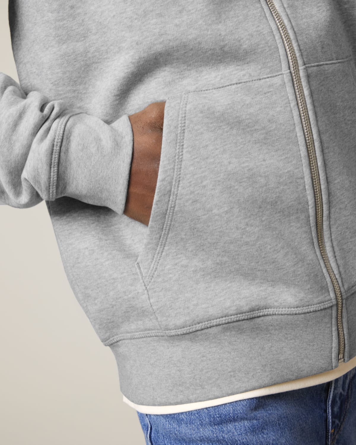 Mid-Light Zip Hoodie Unisex