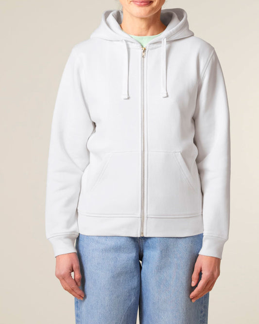 Mid-Light Zip Hoodie Lindner Consulting - Weiß