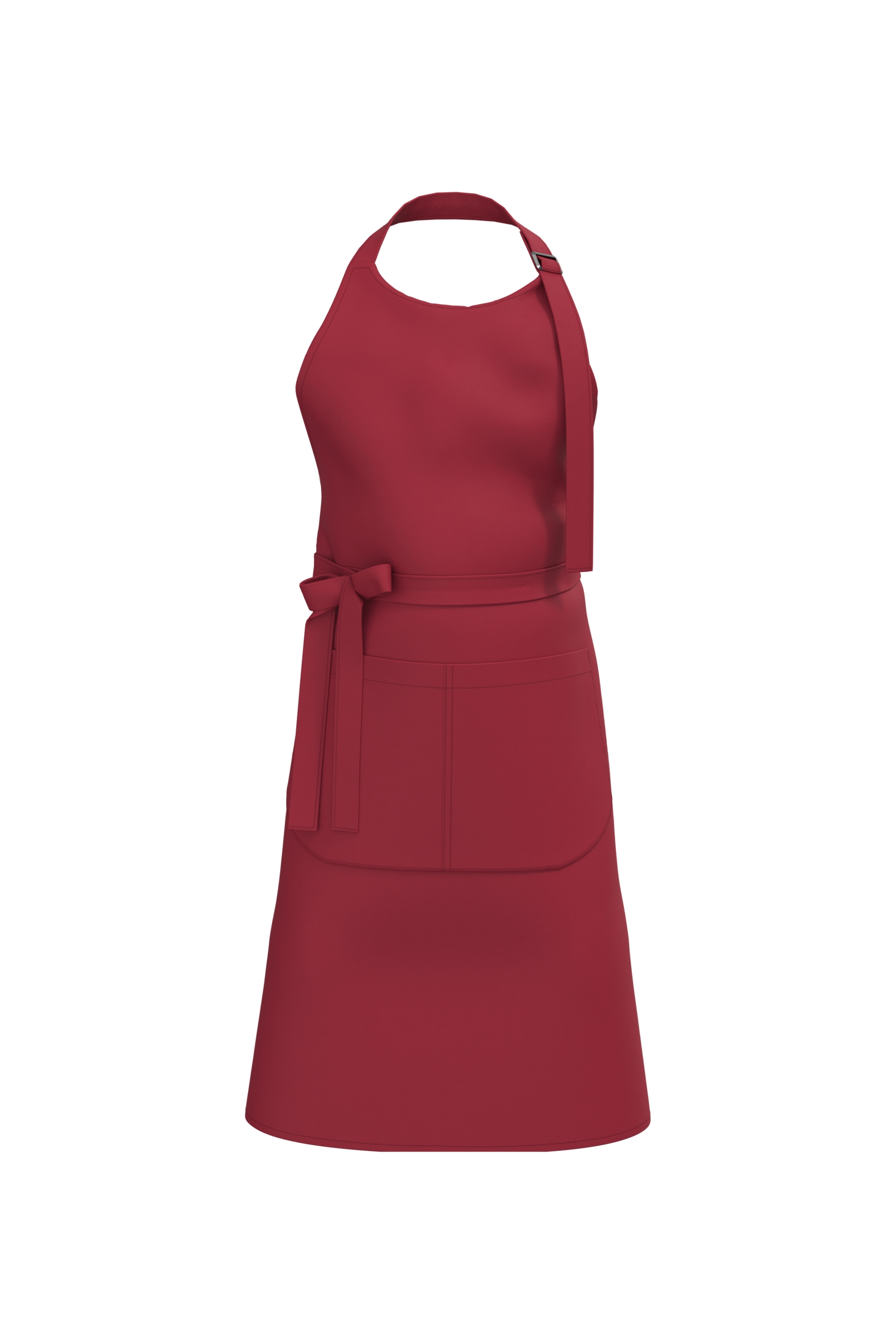 Bio-Schürze - Hibiscus Red