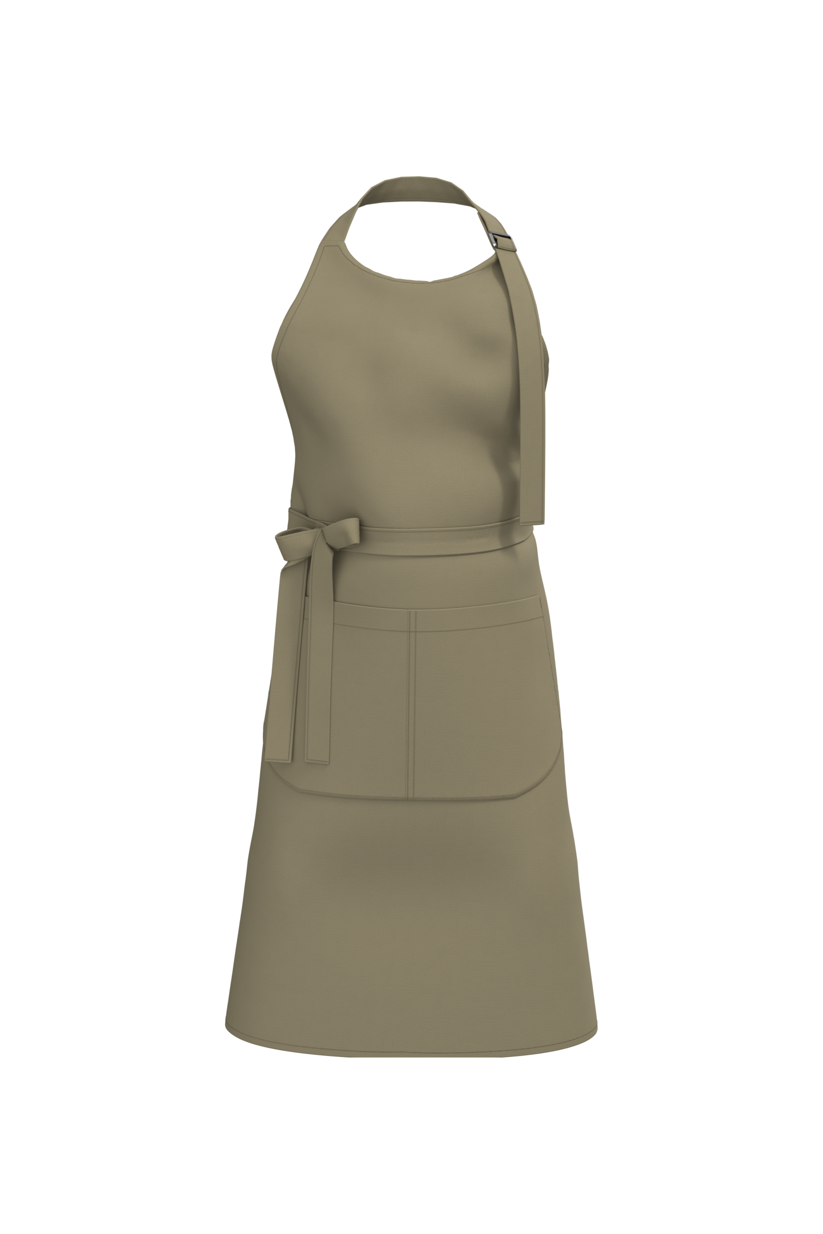 Bio-Schürze - Light Olive Green