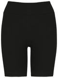 Kurze Radlerhose für Damen aus dehnbarer Bio Baumwolle