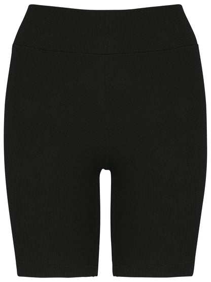 Kurze Radlerhose für Damen aus dehnbarer Bio Baumwolle