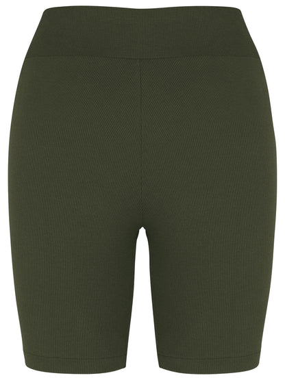 Kurze Radlerhose für Damen aus dehnbarer Bio Baumwolle