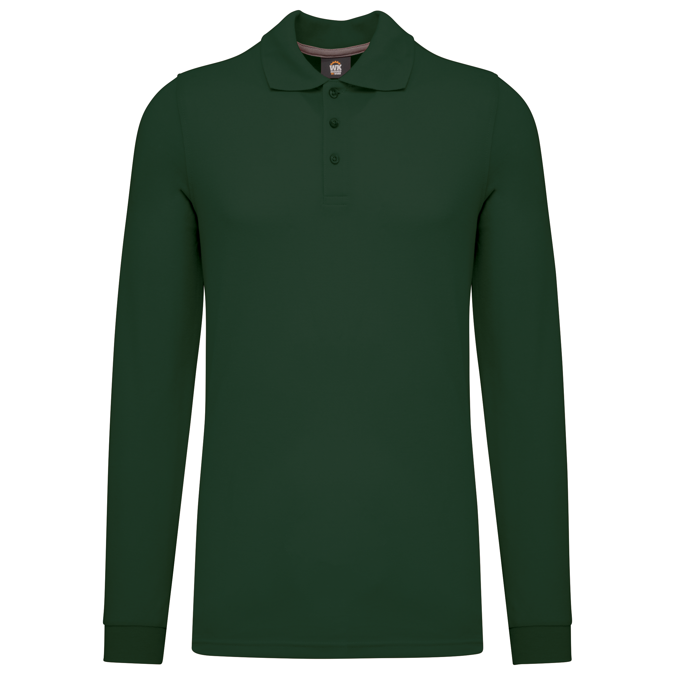 Herren Arbeits-Poloshirt Langarm - Forest Green