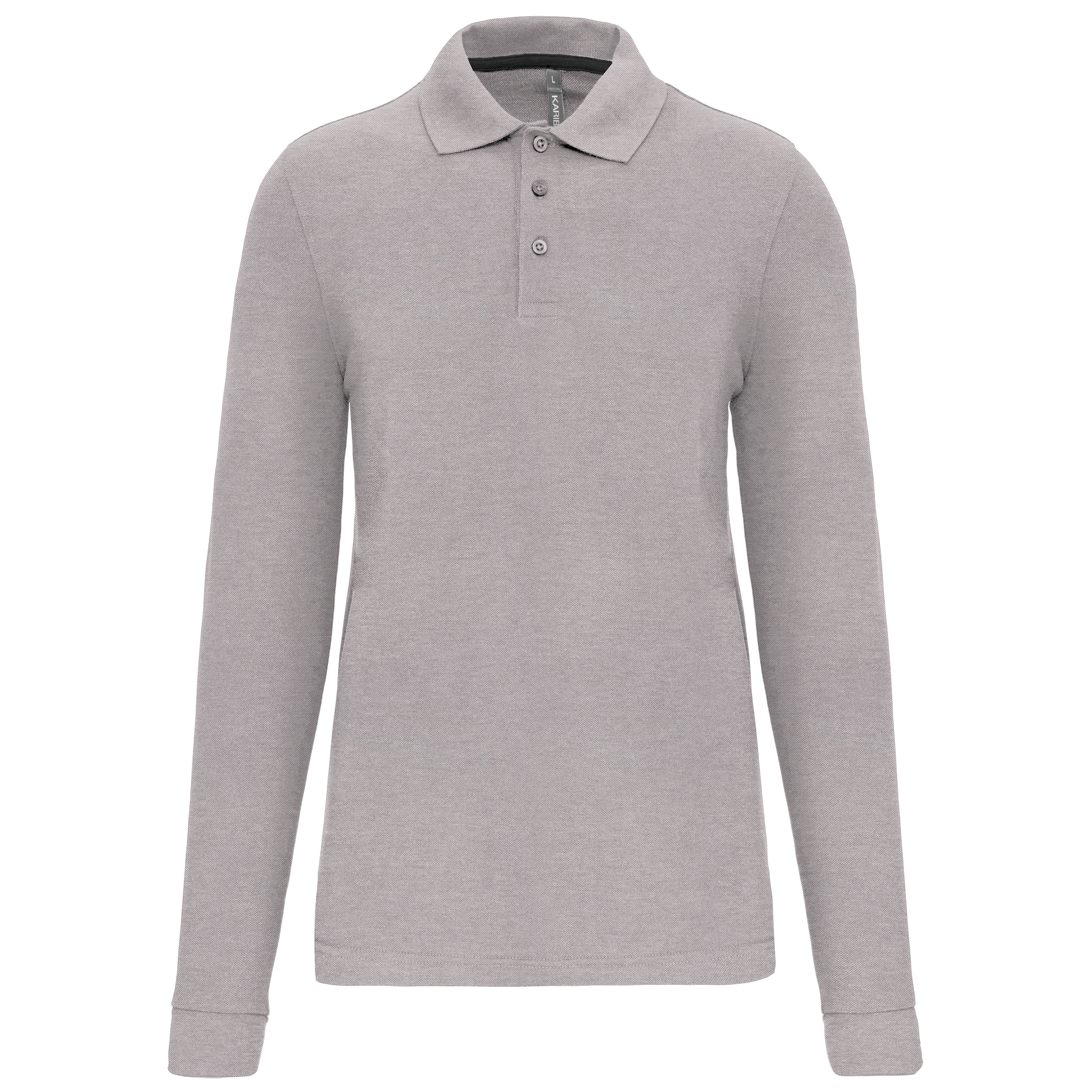 Herren Arbeits-Poloshirt Langarm - Oxford Grey