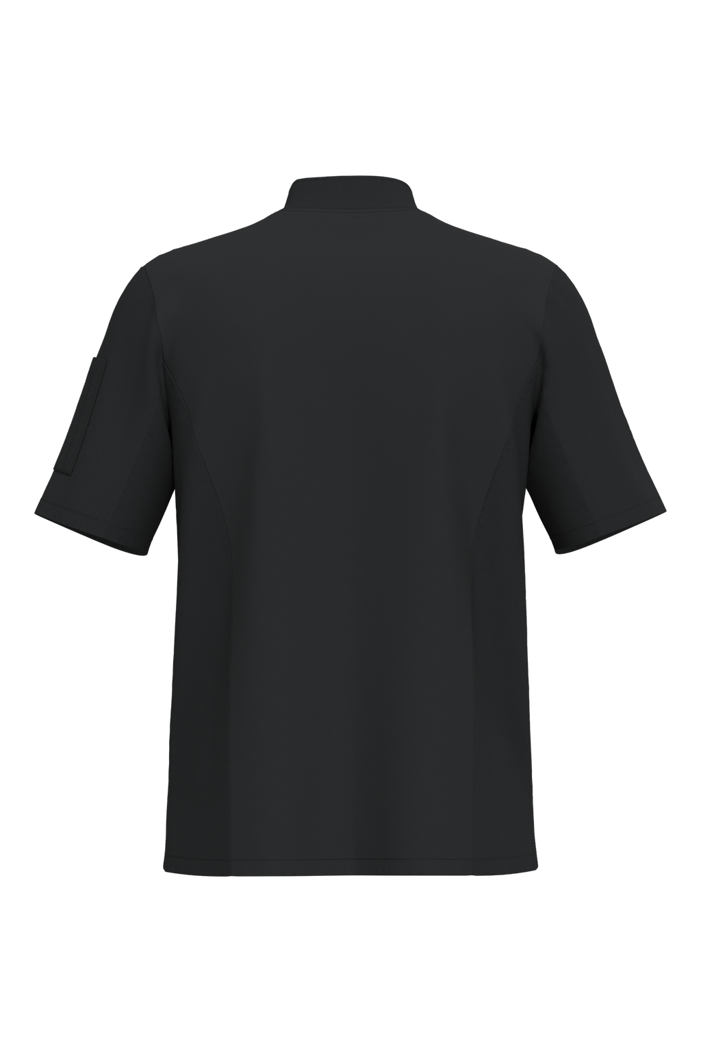 Kochjacke Kurzarm Unisex - Schwarz