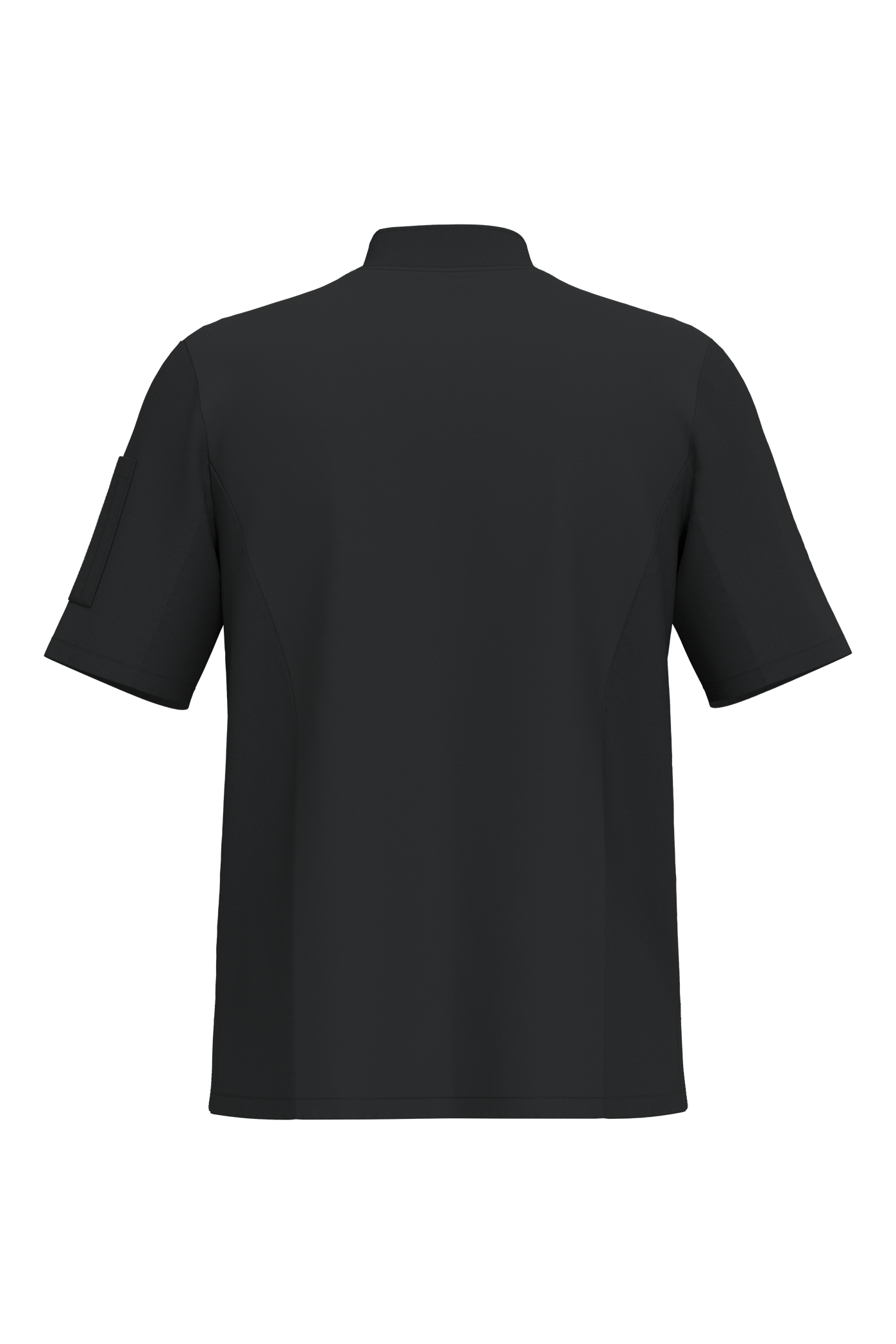 Kochjacke Kurzarm Unisex - Schwarz