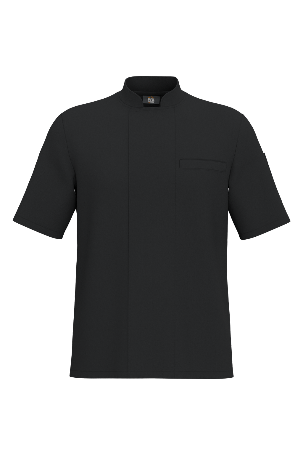 Kochjacke Kurzarm Unisex - Schwarz