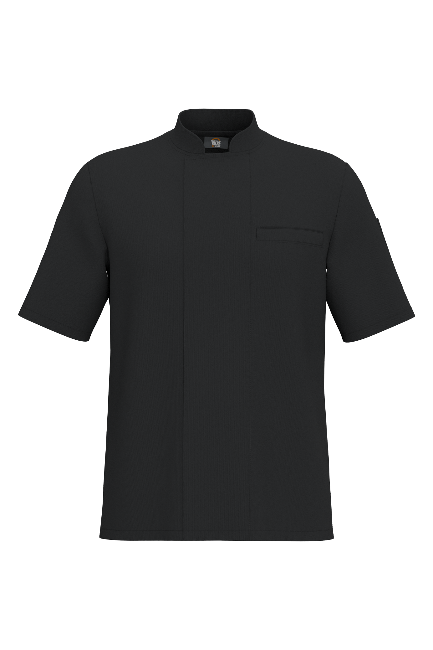 Kochjacke Kurzarm Unisex - Schwarz