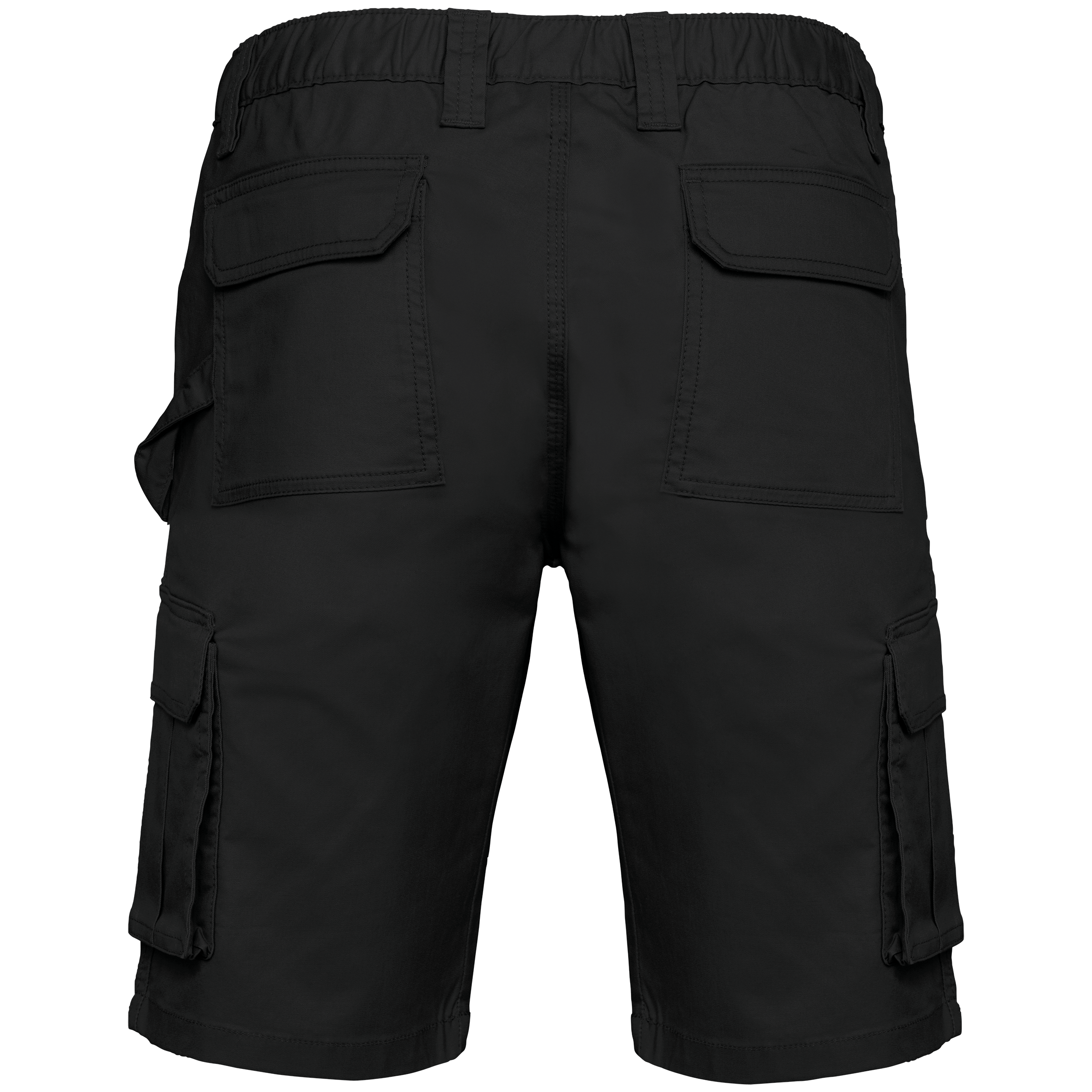 Herren Arbeits-Bermuda - Schwarz