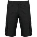 Herren Arbeits-Bermuda - Schwarz