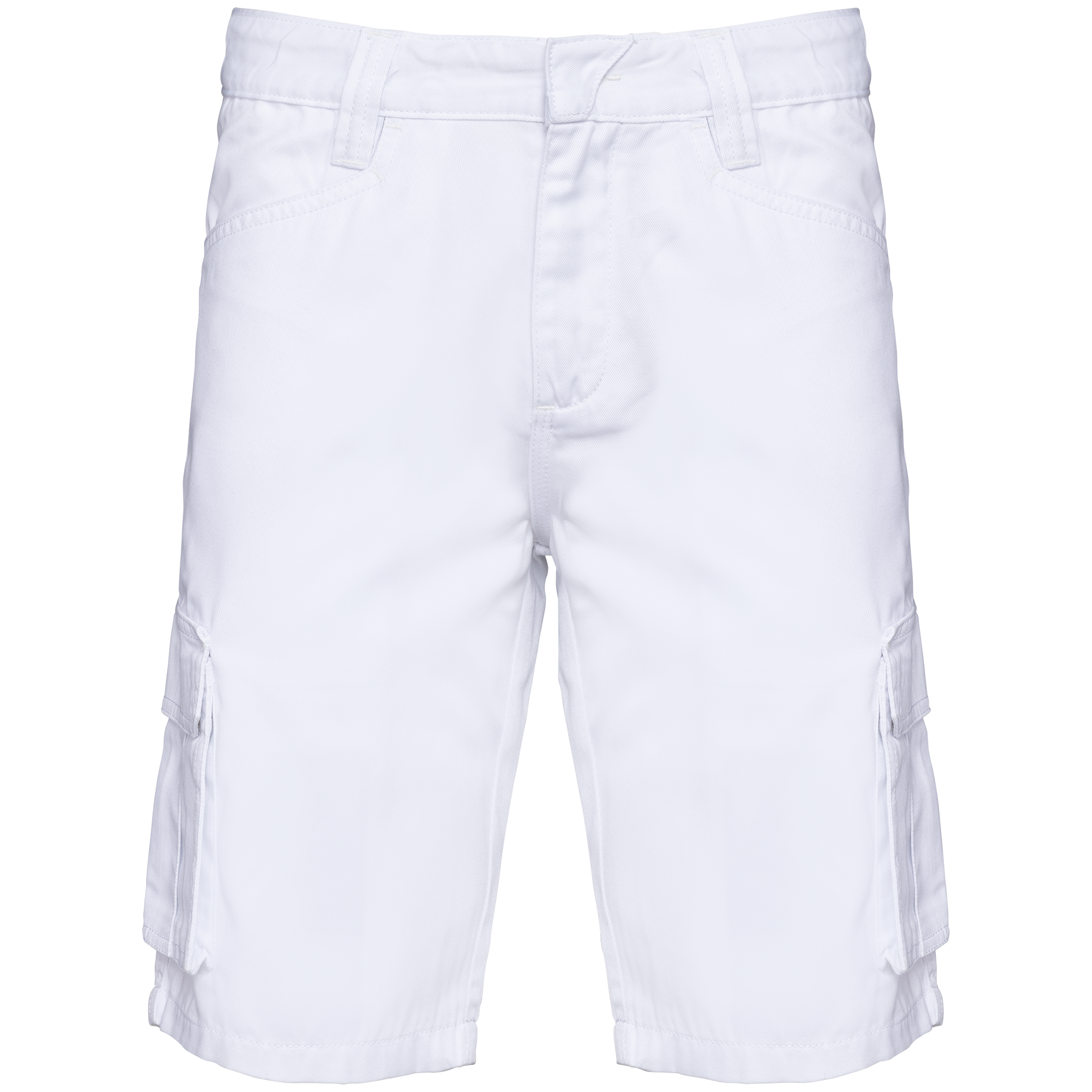 Herren Arbeits-Bermuda - Weiß