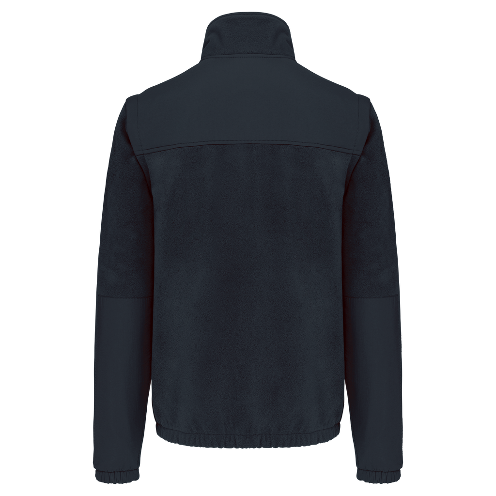 Herren Arbeits-Fleecejacke 2-in-1 - Navy