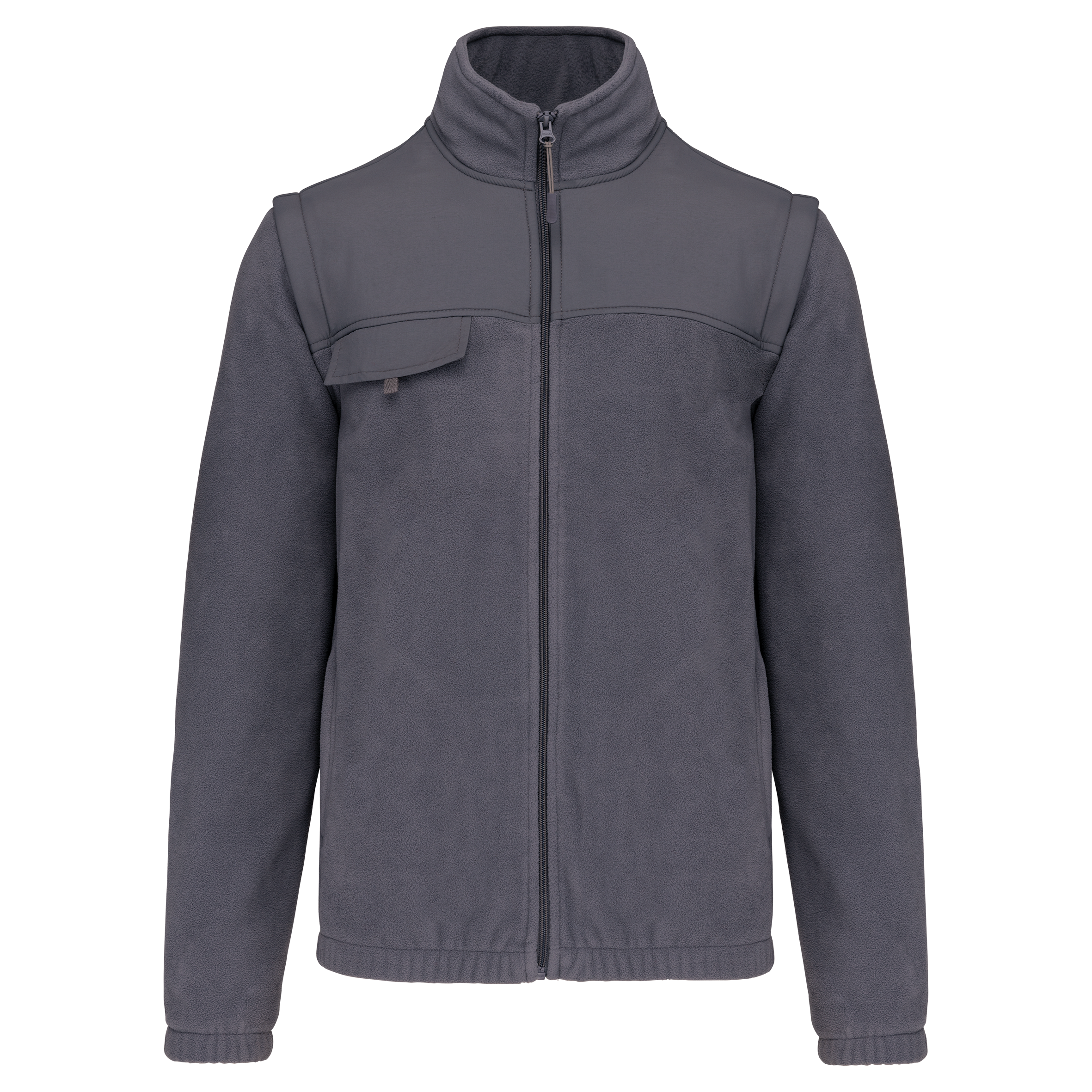 Herren Arbeits-Fleecejacke 2-in-1 - Convoy Grey
