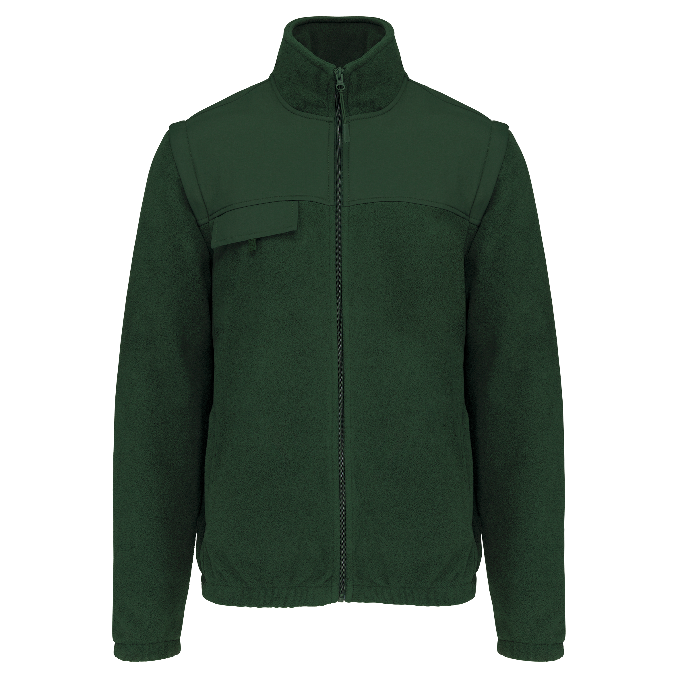 Herren Arbeits-Fleecejacke 2-in-1 - Forest Green