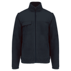Herren Arbeits-Fleecejacke 2-in-1 - Navy