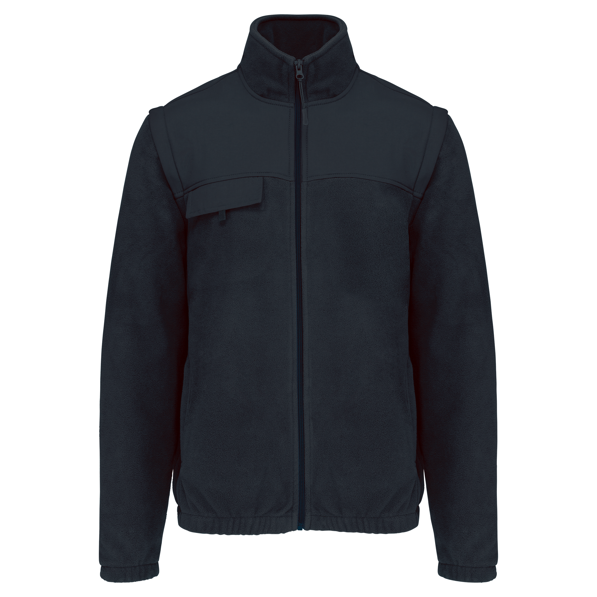Herren Arbeits-Fleecejacke 2-in-1 - Navy