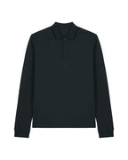 Classic Longsleeve Polo Unisex - Schwarz