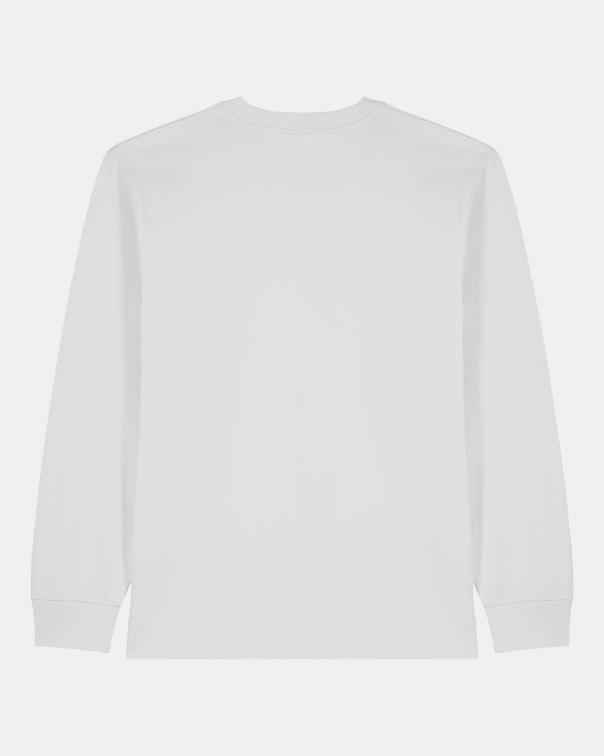 Heavy Langarmshirt Product test - hinten - Weiß