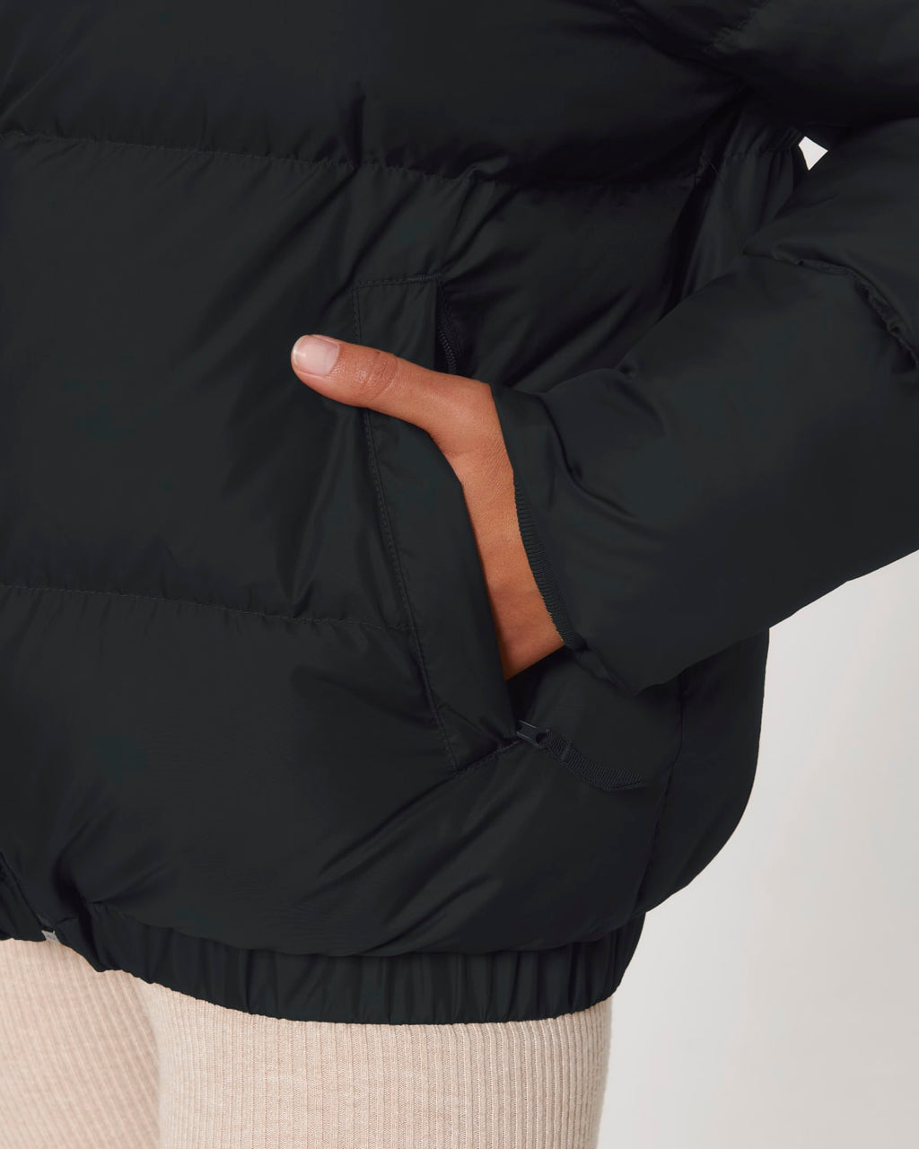 Puffer Jacke Unisex - Schwarz