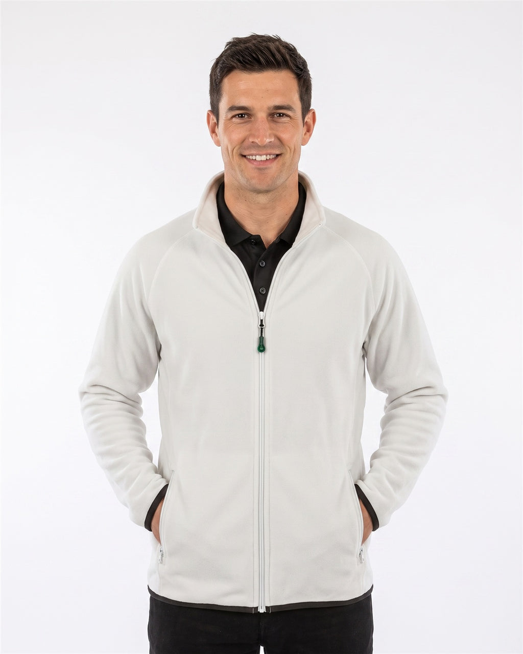 Arbeits-Fleecejacke Unisex - Weiß