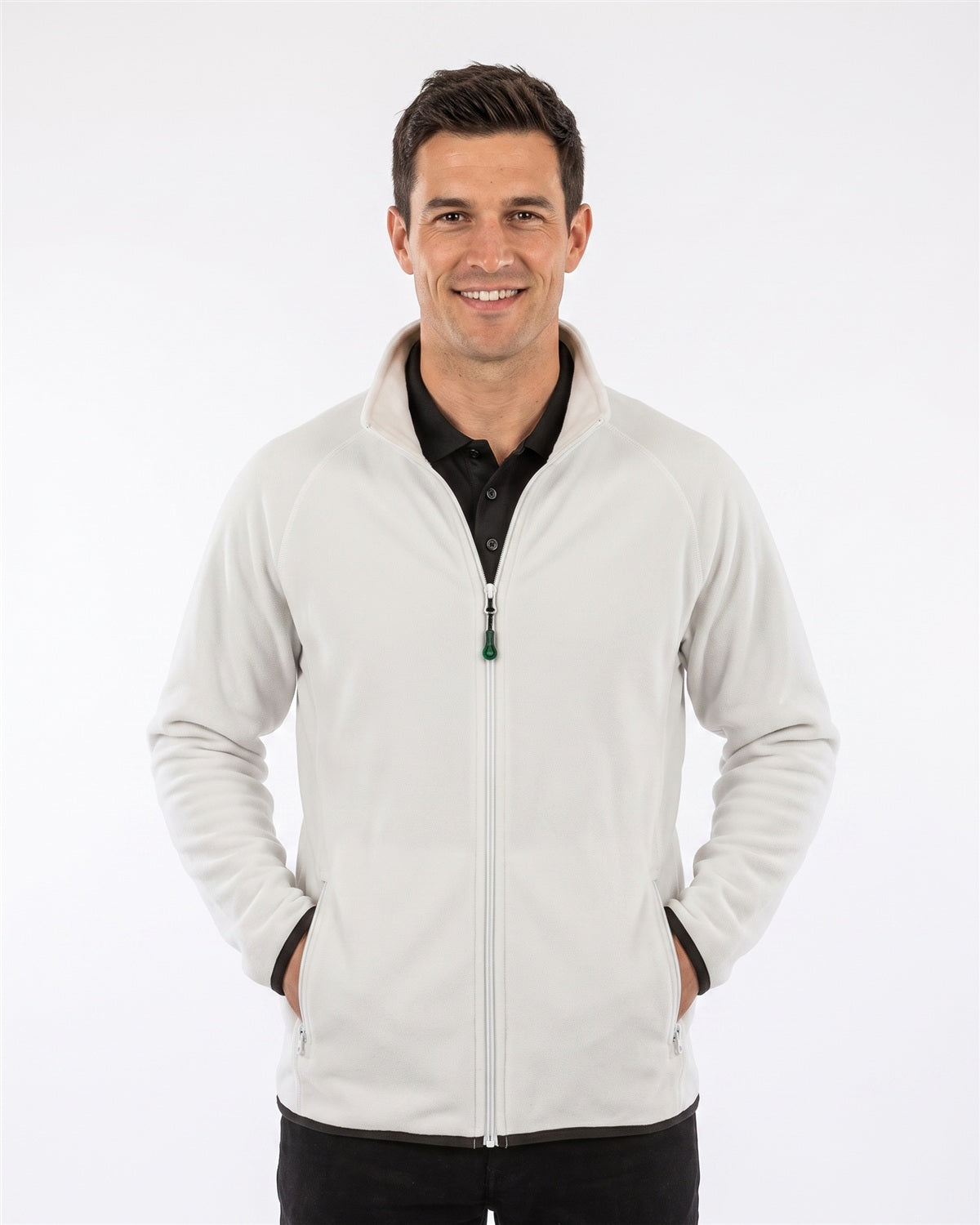 Arbeits-Fleecejacke Unisex - Weiß