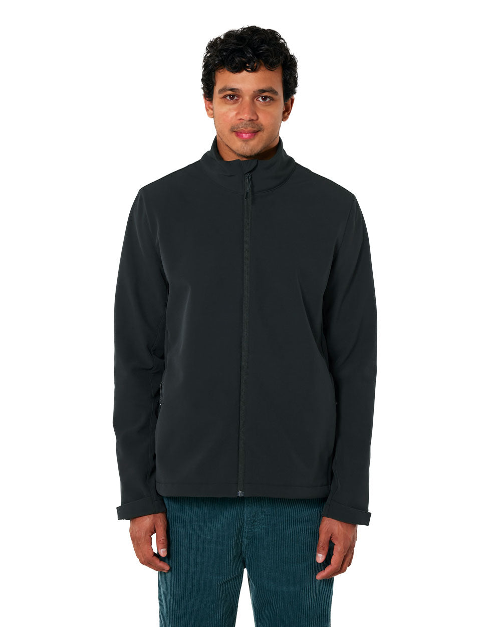 Herren Eco Softshell Jacke - Schwarz