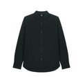 Damen-Oxford-Hemd aus Bio-Baumwolle - Schwarz