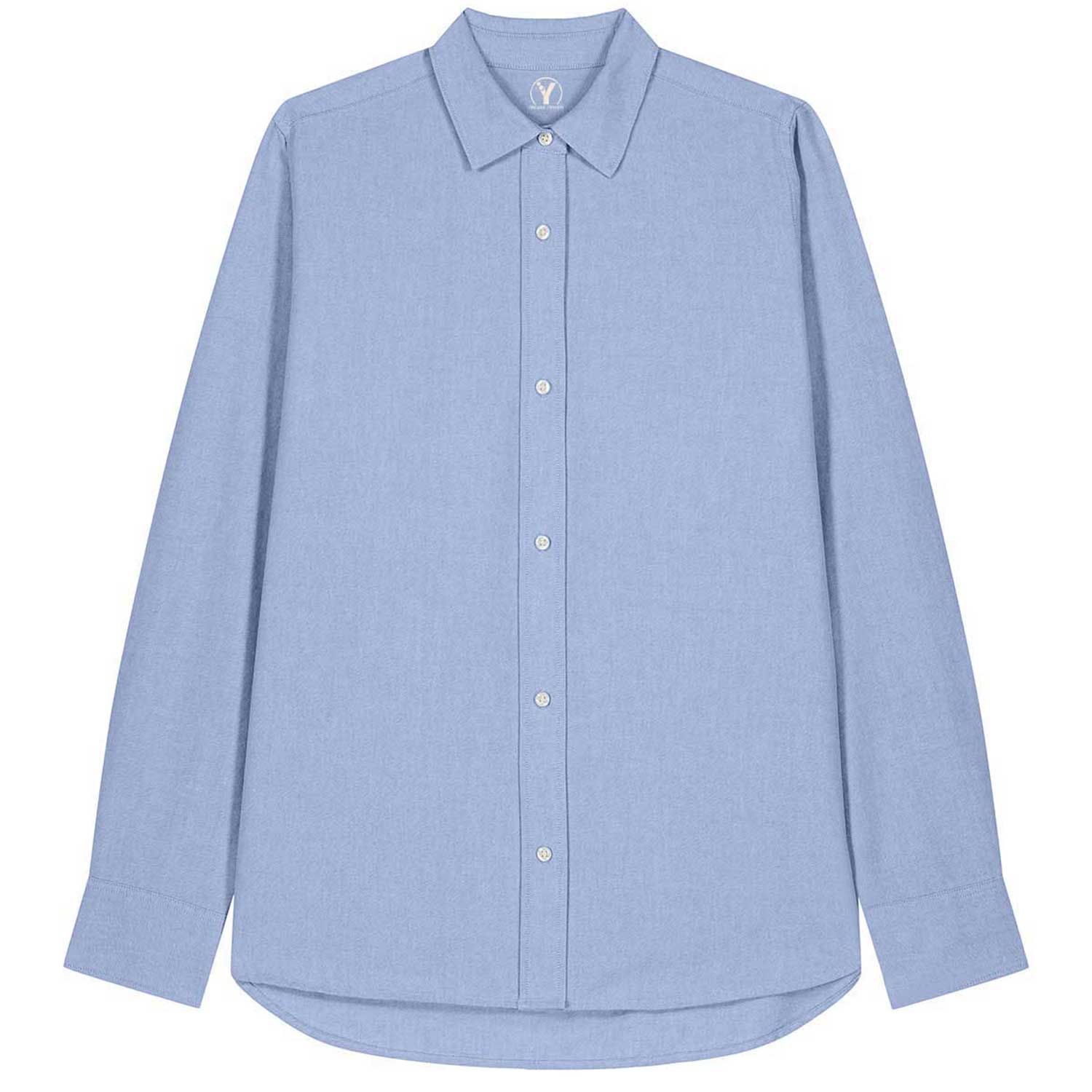Damen-Oxford-Hemd aus Bio-Baumwolle - Blue Oxford