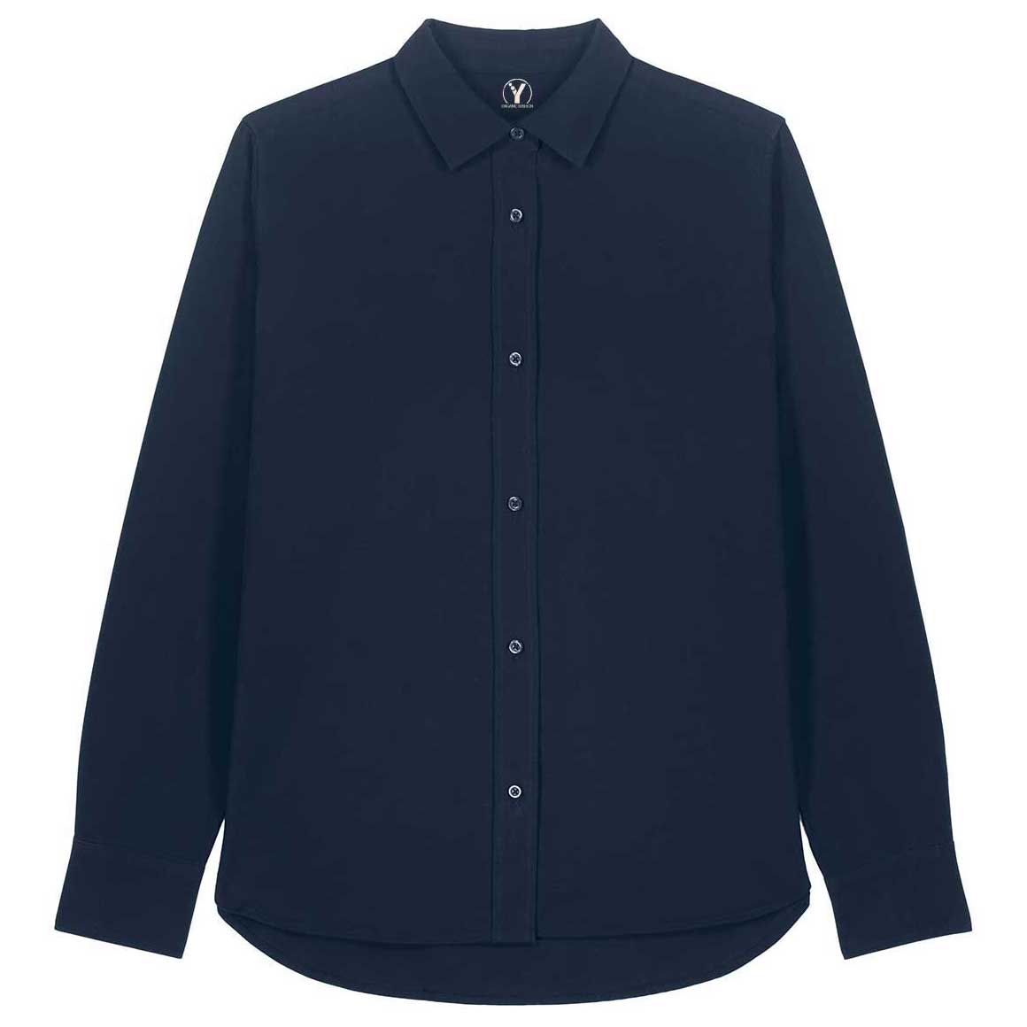 Damen-Oxford-Hemd aus Bio-Baumwolle - Navy