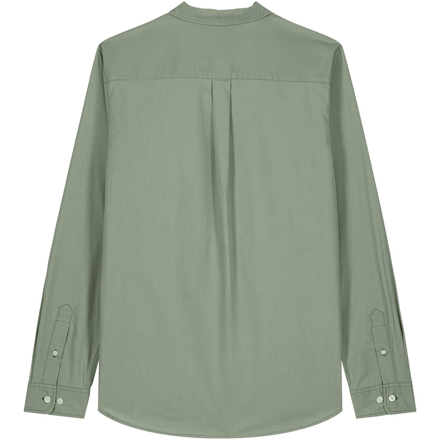 Poplinhemd für Damen aus Bio-Baumwolle - Soft Khaki
