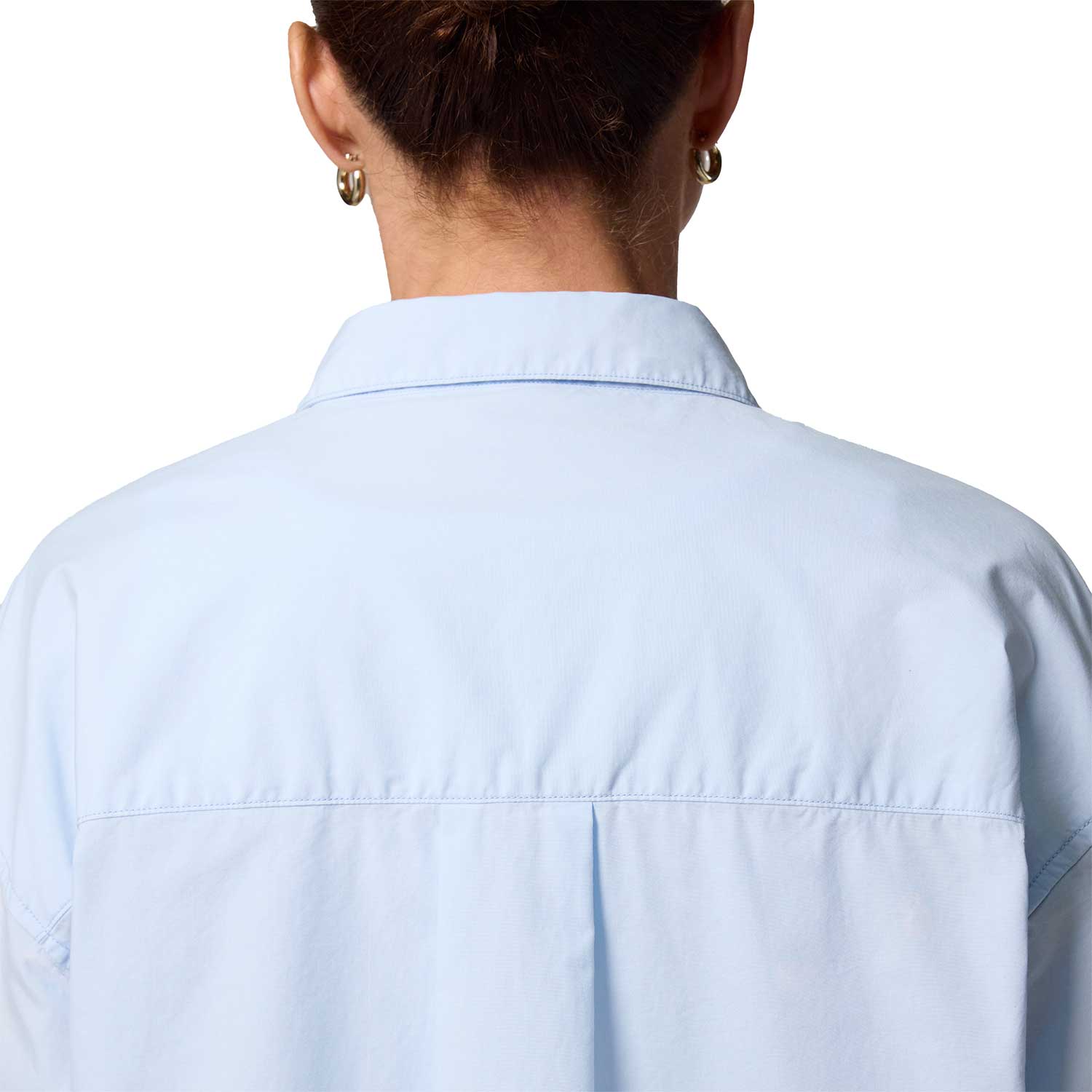 Poplinhemd für Damen aus Bio-Baumwolle - Summer Blue