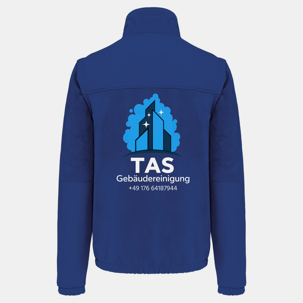 Herren Arbeits-Fleecejacke 2-in-1 - Royal Blue