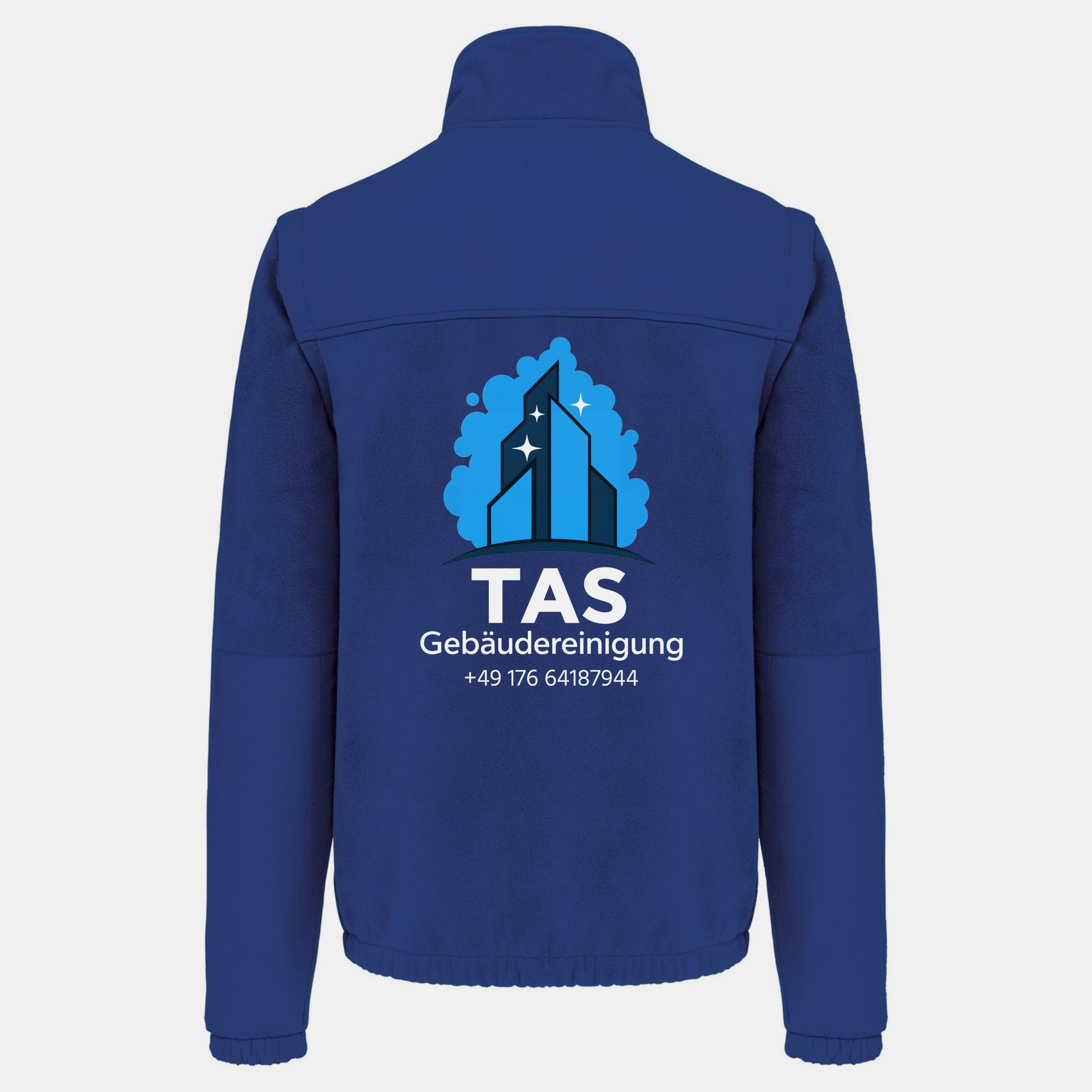 Herren Arbeits-Fleecejacke 2-in-1 - Royal Blue
