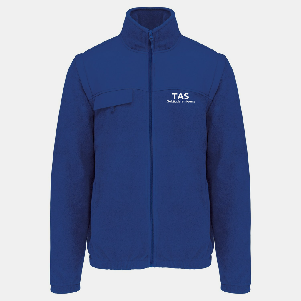 Herren Arbeits-Fleecejacke 2-in-1 - Royal Blue