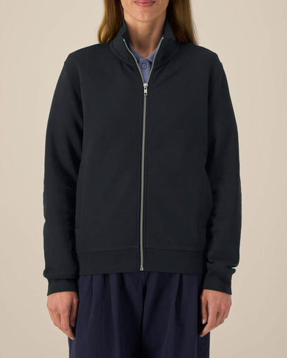 High Neck Zip Sweatshirt Unisex
