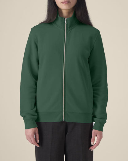 High Neck Zip Sweatshirt Unisex