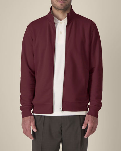 High Neck Zip Sweatshirt Unisex