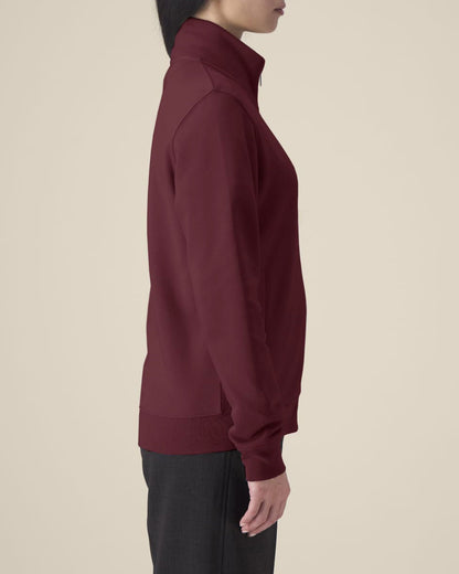 High Neck Zip Sweatshirt Unisex