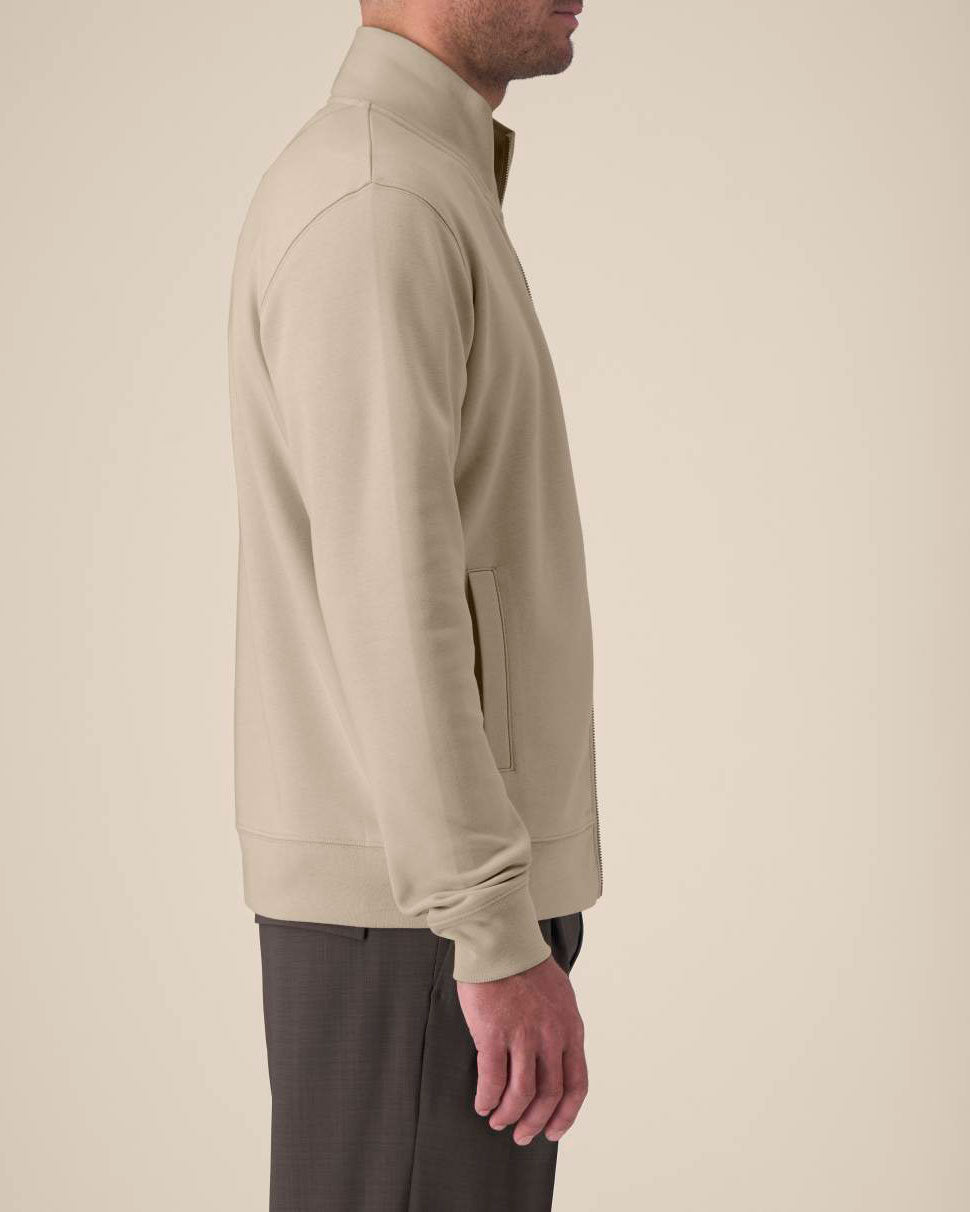 High Neck Zip Sweatshirt Unisex