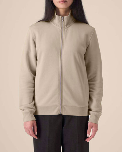 High Neck Zip Sweatshirt Unisex