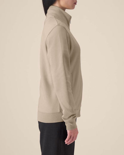 High Neck Zip Sweatshirt Unisex